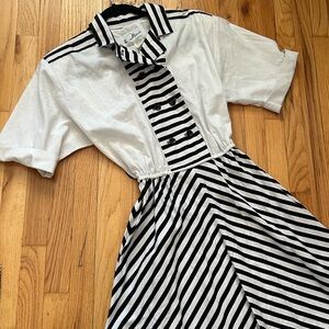 Herman Marcus Vintage Striped Dress